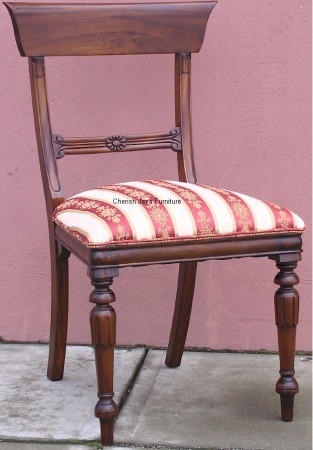 Code: CS 255-M Name: Regency Rope Chair Size: W=50 x D=48 x H=90 cm Wood: Solid Mahogany With beautiful upholstery or on request any other type/color of upholstery.